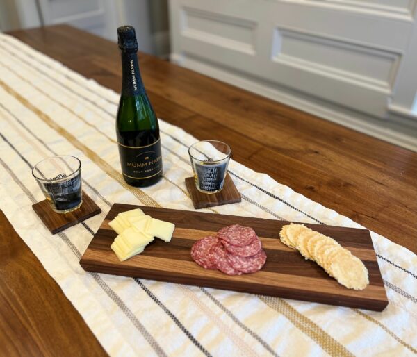 Solid Walnut Charcuterie and Coasters